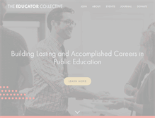 Tablet Screenshot of educatorcollective.org